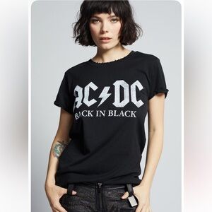 AC/DC back in black T-shirt RECYCLED KARMA